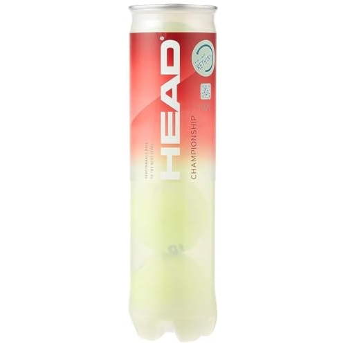 HEAD Championship Tennis Balls (4 Balls), Yellow