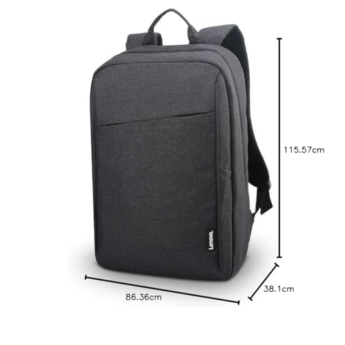 Lenovo B210 Backpack for 15.6 Inch Laptops, Lightweight and Water Repellent Rucksack– Black - Image 2
