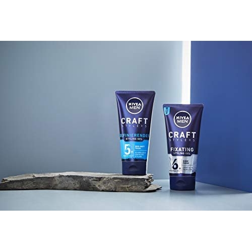 Nivea Men Craft Stylers Defining Styling Gel, Hair Gel with Semi-Matt Finish, Quick and Easy Hair Styling with Strong Hold, Pack of 1 (1 x 150 ml) - Image 3