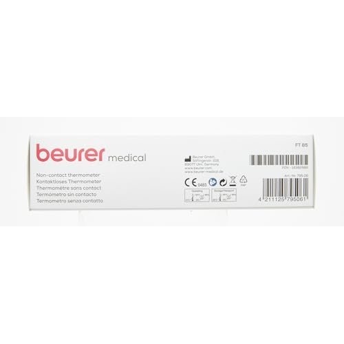 Beurer FT85 Non-Contact Clinical Thermometer,Digital Infrared Thermometer,Hygienic and Safe Measurement of Body Temperature at The Forehead,Fever Indicator, in-Built Memory Capacity - Image 3