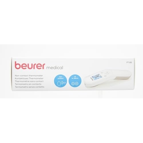 Beurer FT85 Non-Contact Clinical Thermometer,Digital Infrared Thermometer,Hygienic and Safe Measurement of Body Temperature at The Forehead,Fever Indicator, in-Built Memory Capacity - Image 2