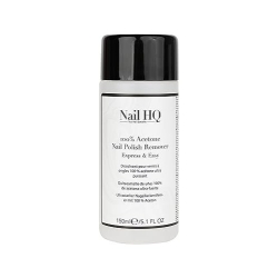 Nail HQ 100% Acetone Nail Polish Remover - 150ml - Express & Easy