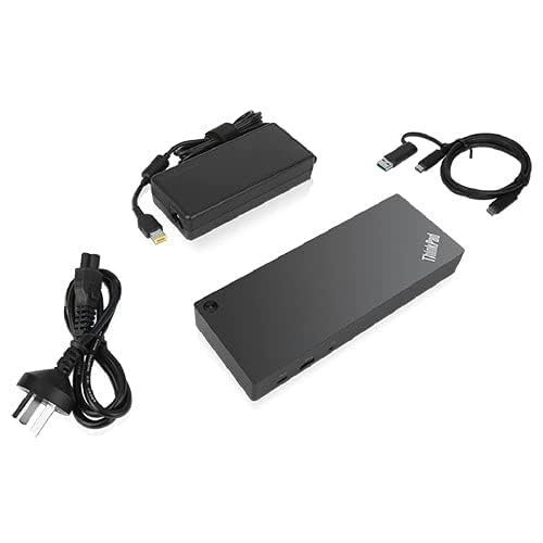 Lenovo 40AF0135UK ThinkPad Hybrid USB-C with USB-A Dock - Docking station - USB-C - GigE - 135 Watt - GB - for ThinkPad L480 L580 T480s X1 Yoga X280 - (Laptops > Laptop Docking Stations) - Image 4