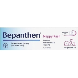 Bepanthen Nappy Care Ointment | Nappy Cream with Provitamin B5 | Suitable for Newborns Skin, 100 g (Packing May Vary).