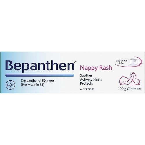 Bepanthen Nappy Care Ointment | Nappy Cream with Provitamin B5 | Suitable for Newborns Skin, 100 g (Packing May Vary).