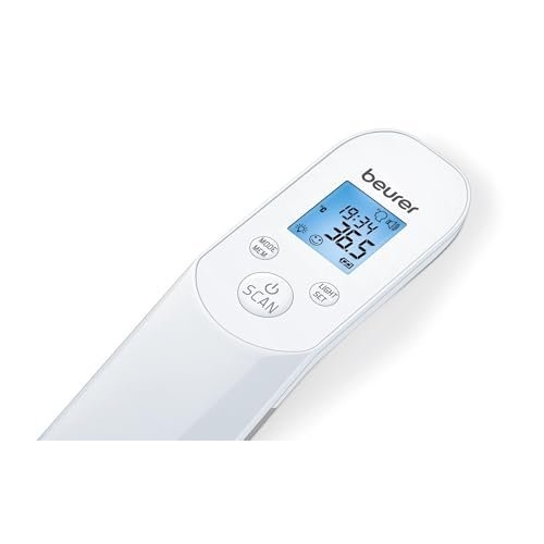 Beurer FT85 Non-Contact Clinical Thermometer,Digital Infrared Thermometer,Hygienic and Safe Measurement of Body Temperature at The Forehead,Fever Indicator, in-Built Memory Capacity - Image 14