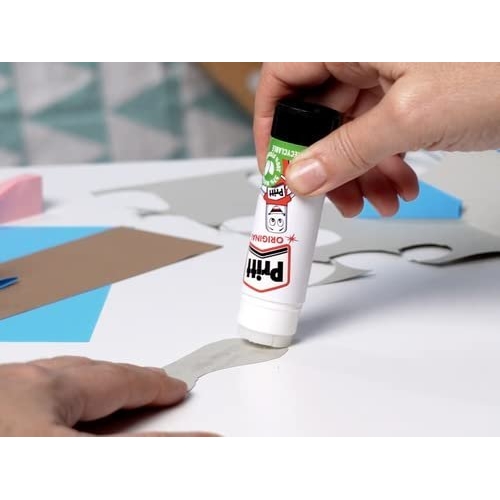Pritt Glue Stick, Safe & Child-Friendly Craft Glue for Arts & Crafts Activities, Strong-Hold adhesive for School & Office Supplies, 1x43g Pritt Stick, white - Image 4