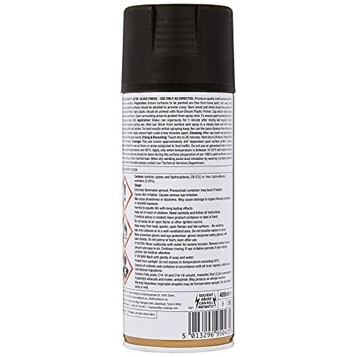 Rust-Oleum AE0040025E8 400ml Painter's Touch Spray Paint - Matt Black - Image 3