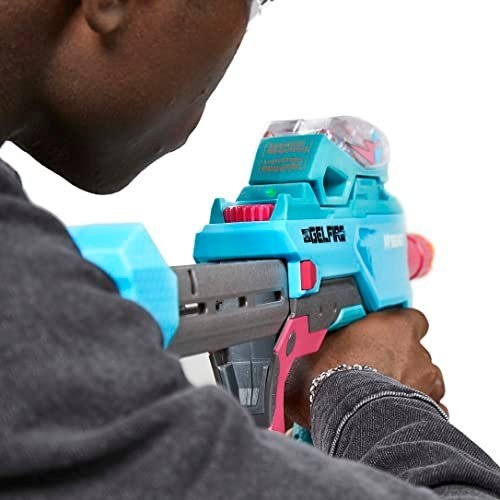 Nerf Pro Gelfire X MrBeast Blaster, 1600 Gelfire Rounds, 300 Round Hopper, Rechargeable Battery, Eyewear - Image 6
