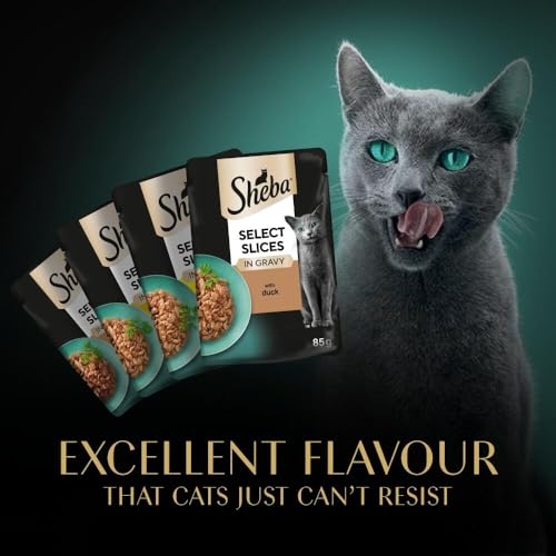 Sheba Select Slices Adult Cat Food Pouch Poultry Selection in Gravy Mega-Pack 40 x 85g - Image 7