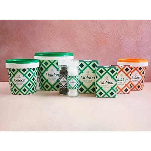 Maldon - Sea Salt Flakes, Unique Pyramid Shaped Salt Flakes, Perfect for a Wide Range of Dishes, Hand-Harvested for Four Generations, 570g Tub - Image 7