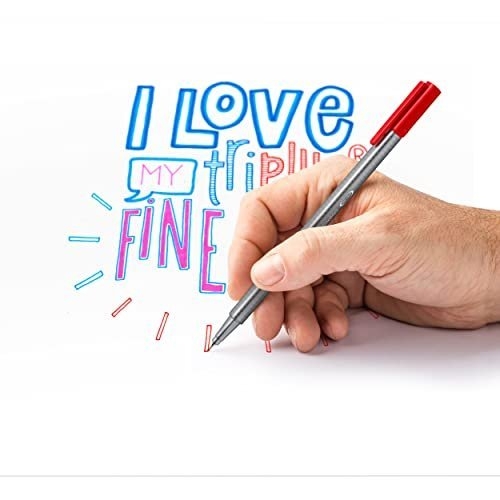 STAEDTLER 334 SB20 Triplus Fineliner Superfine Pen, 0.3mm Line Width - Assorted Colours (Desktop Box of 20) - Image 7