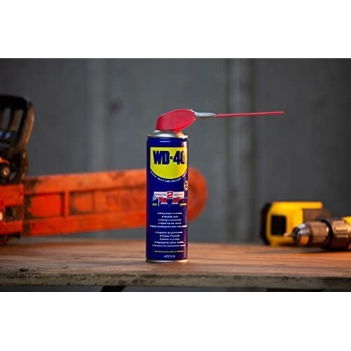 WD-40 Multi-Use Smart Straw 450ml Spray Aerosol Can Clean Rust Lubricant, blue - Image 3
