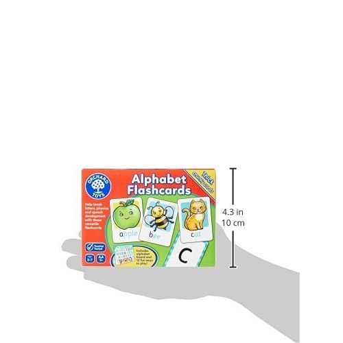 Orchard Toys Alphabet Flashcards, 26 Educational Double-sided Flashcards, Teach the Letters of the Alphabet, Perfect for Kids Age 3-7, Educational Toy, Kiwi Lime Green - Image 6