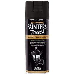 Rust-Oleum AE0040025E8 400ml Painter's Touch Spray Paint - Matt Black
