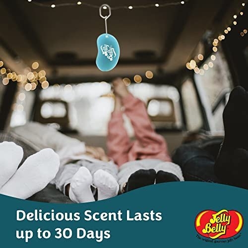 Jelly Belly Car Air Freshener - Blueberry 3D Hanging Freshener. Car Scent Lasts Up To 30 Days, Air Freshener Car, Home or Office. Genuine Jelly Belly Car Air Fresheners for Women, Men and Kids - Image 4