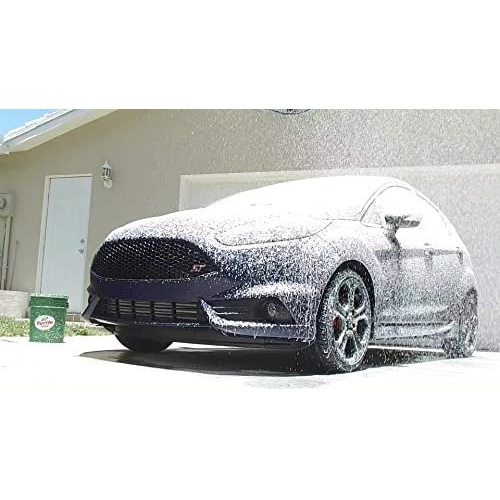 Turtle Wax Cherry Snow Foam 53111 - Thick, Rich Car Shampoo & Wash Removes Road Film, Grease, Oil & Dirt – Streak Free Formula Safe for All Paint, Tires, Wheels & Trim - 5L, Pack of 1 - Image 9