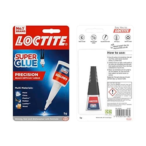 Loctite Precision, Strong All Purpose Liquid Adhesive for Accurate Repairs, Instant Super Glue for Various Materials, Clear Glue, 5g - Image 7