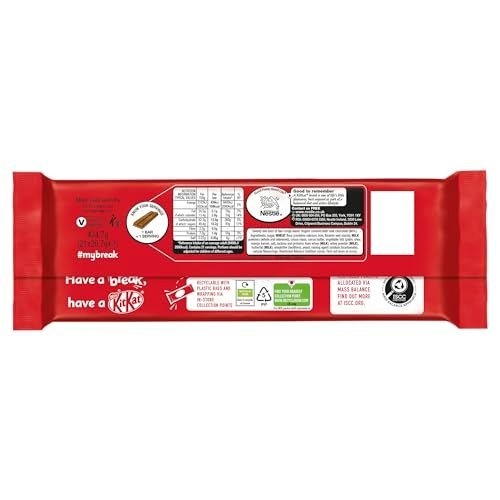 KitKat Milk 2 Finger Chocolate Biscuit Bars Multipack, 21 x 20.7 g - Image 6