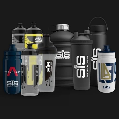 Science in Sport SIS Clear Sports Water Bottle, Plastic Water Bottle, Black Logo, Transparent Colour, 800 ml - Image 4