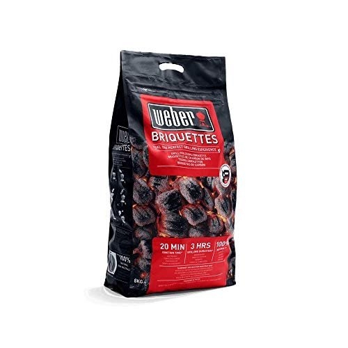 Weber Barbeque Briquettes | 8 kg Bag | BBQ Coal for Weber Grills | Coal BBQ Fuel | Premium Quality, Easy to light | Long Lasting | 100% Natural, Made from Waste Wood (1759180) - Image 2