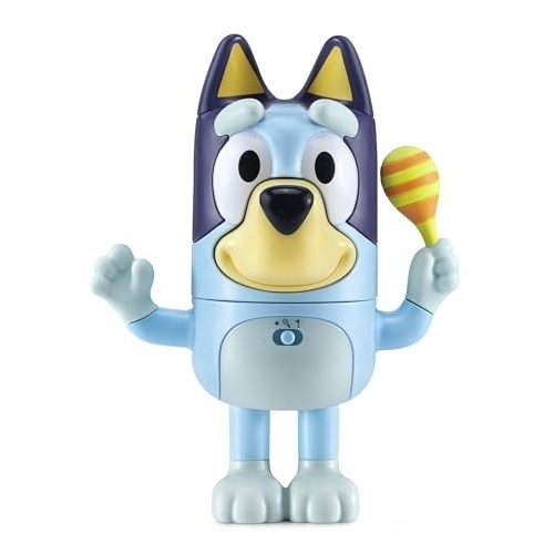VTech Shake It Bluey, Official Character, Interactive Toddler Toy with Music, Sounds and Phrases from the TV show, Educational Learning Gift for Kids 3, 4, 5 + Years, English Version - Image 7