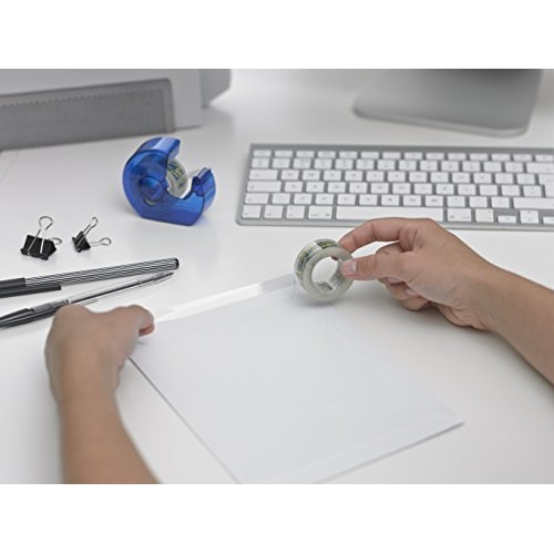 Sellotape Super Clear Tape with Easy Tear Dispenser, Extra Sticky & Maximum Clarity, 18mm x 15m - Image 2