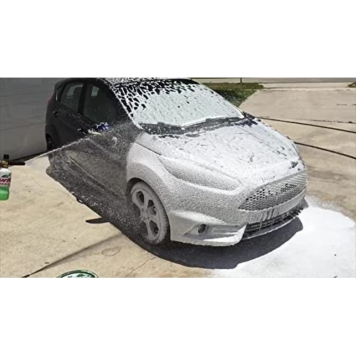 Turtle Wax Cherry Snow Foam 53111 - Thick, Rich Car Shampoo & Wash Removes Road Film, Grease, Oil & Dirt – Streak Free Formula Safe for All Paint, Tires, Wheels & Trim - 5L, Pack of 1 - Image 4