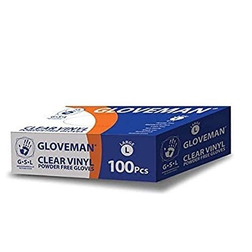 Generic Gloveman Clear Vinyl Gloves (Box of 100) (Medium) - Image 5