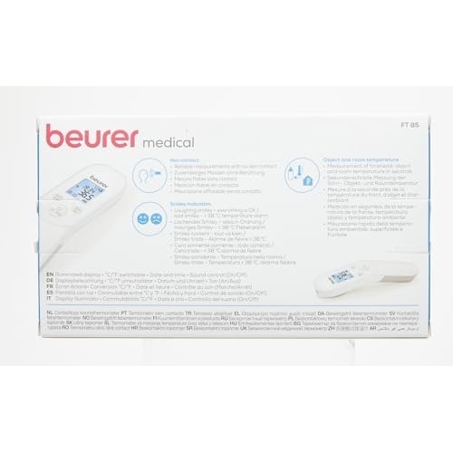 Beurer FT85 Non-Contact Clinical Thermometer,Digital Infrared Thermometer,Hygienic and Safe Measurement of Body Temperature at The Forehead,Fever Indicator, in-Built Memory Capacity - Image 5