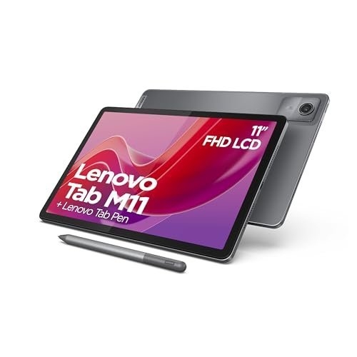 Lenovo Tab M11 Android Tablet | 11 Inch Full HD 1200p | 128 GB | Lenovo Tab Pen | WiFi | 4 GB RAM | Luna Grey | Designed for Portable Entertainment - Image 12