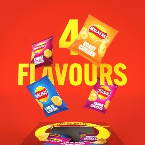 Walkers Meaty Variety Multipack Crisps Box 20x25 g (Packaging may vary) - Image 6