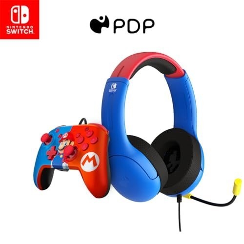 PDP Gaming Officially Licensed Mario Bundle for Switch Works with Switch OLED & Lite - Image 2