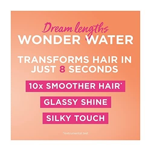 L'Oréal Paris Wonder Water, Liquid Hair Conditioner by Elvive Dream Lengths, 8 Second Hair Treatment for Long Damaged Hair with Lamellar Technology, 200 ml - Image 6