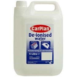 Carplan De-ionised Water, Batteries & Steam Irons, Energy Class A+++, 5 Litres