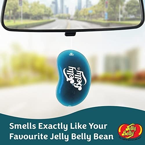 Jelly Belly Car Air Freshener - Blueberry 3D Hanging Freshener. Car Scent Lasts Up To 30 Days, Air Freshener Car, Home or Office. Genuine Jelly Belly Car Air Fresheners for Women, Men and Kids - Image 6