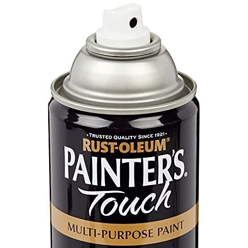 Rust-Oleum AE0040025E8 400ml Painter's Touch Spray Paint - Matt Black - Image 4