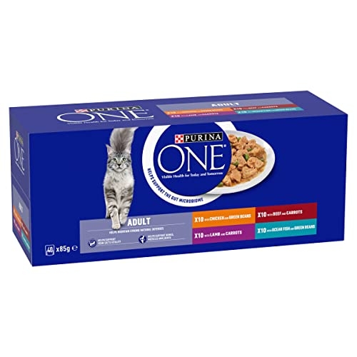 PURINA ONE Mini Fillets Mixed Selection in Gravy Wet Cat Food 40x85g - Image 2