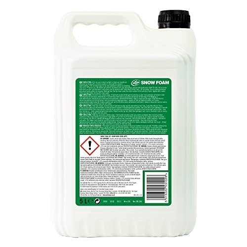 Turtle Wax Cherry Snow Foam 53111 - Thick, Rich Car Shampoo & Wash Removes Road Film, Grease, Oil & Dirt – Streak Free Formula Safe for All Paint, Tires, Wheels & Trim - 5L, Pack of 1 - Image 10