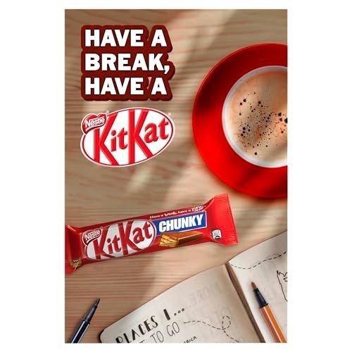 KitKat Chunky Milk Chocolate Bar Multipack, 4 x 40 g - Image 5