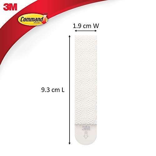 Command Picture & Frame Hanging Strips Value Pack, Large, White - 12 Pairs (24 Strips) - Damage Free Hanging - For Pictures, Frames, Mirrors, Wall décor and Signs - Image 10