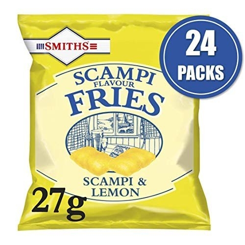 Smith's Savoury Selection Scampi & Lemon Fries 27g (Sheet of 24 Bags) - Scampi and Lemon Flavor Cereal Snack [Packaging may vary] - Image 11
