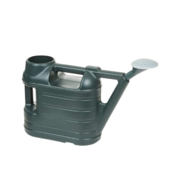 6.5L Litre Watering Can With Rose Strong Plastic Green