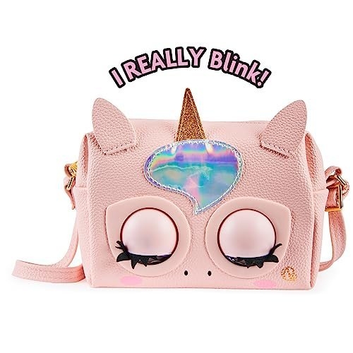 Purse Pets, Glamicorn Unicorn Interactive Purse Pet with Over 25 Sounds and Reactions, Kids Toys for Girls Ages 5 and up - Image 2