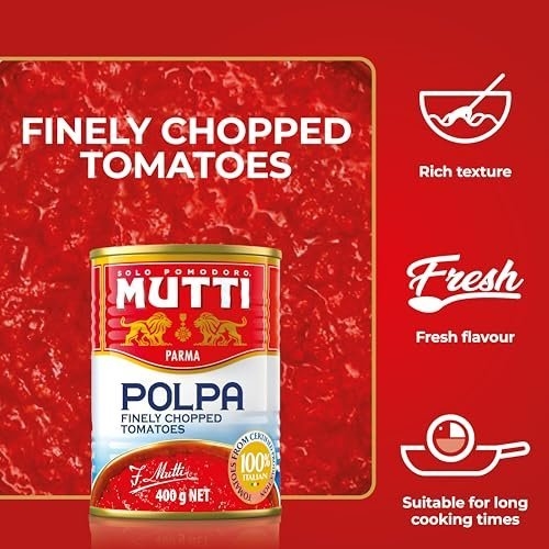 Mutti Finely Chopped Tomatoes 400g (Pack of 6) - Image 2