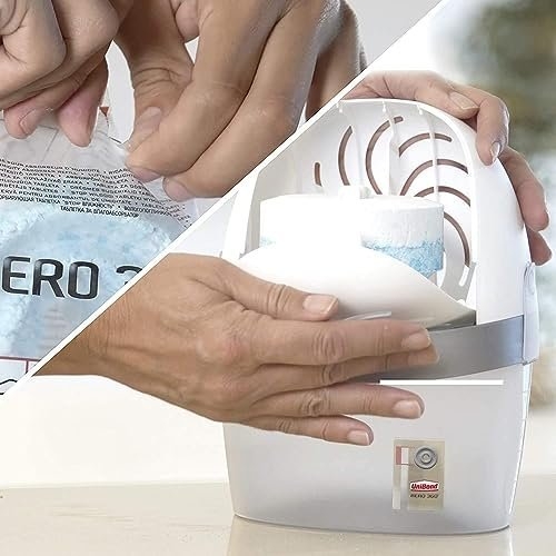UniBond AERO 360° Moisture Absorber Lavender Garden Refill Tab, aromatherapy, ultra-absorbent and odour-neutralising, for AERO 360° Dehumidifier, Condensation Absorbers, Twin Pack (2 x 450g) - Image 3