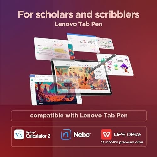 Lenovo Tab M11 Android Tablet | 11 Inch Full HD 1200p | 128 GB | Lenovo Tab Pen | WiFi | 4 GB RAM | Luna Grey | Designed for Portable Entertainment - Image 9