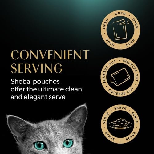 Sheba Select Slices Adult Cat Food Pouch Poultry Selection in Gravy Mega-Pack 40 x 85g - Image 5