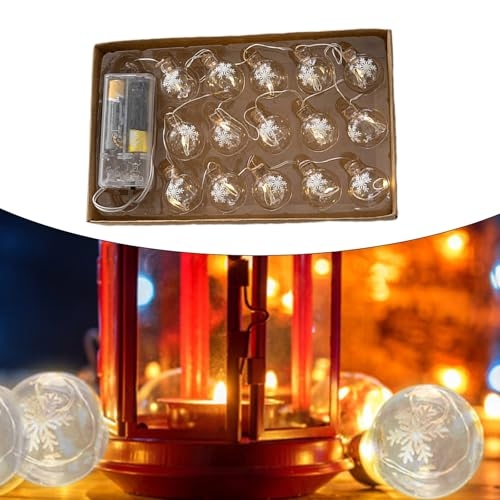 Morain Christmas Light String Decors Beautiful LED Light Series Warm Christmas Tree Hangings for Holiday - Image 8