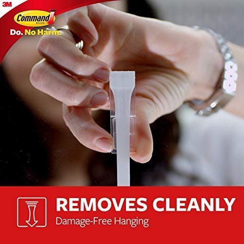 Command Medium Designer Hook, Pack of 2 Hooks and 4 Adhesive Strips, White - Damage Free Hanging - Holds up to 1.3kg - Image 6